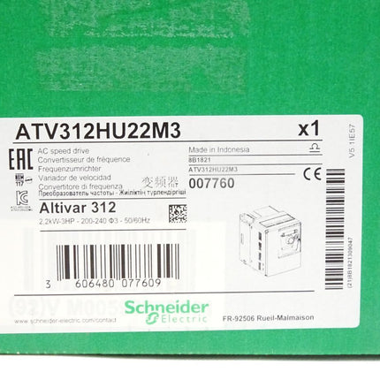 Schneider ATV312HU22M3 Frequenzumrichter Altivar 312 2.2kW 007760 / Neu OVP