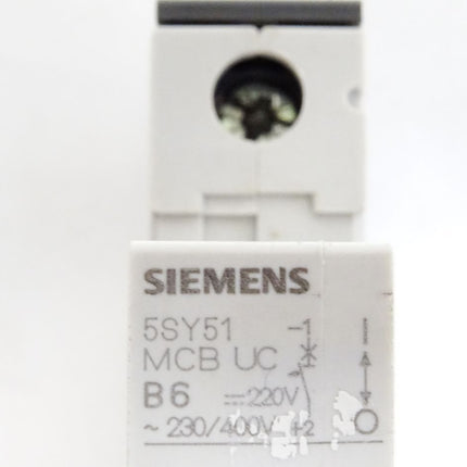 Siemens Leitungsschutzschalter 5SY5106-6 5SY51 MCB UC B6