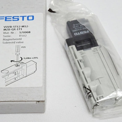 Festo 570908 VUVB-ST12-M52-MZD-QX-1T1 Magnetventil / Neu OVP