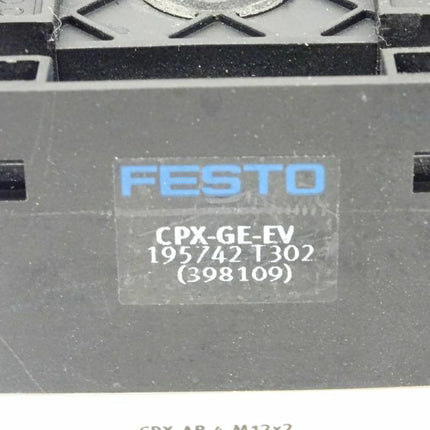 Festo CPX-AB-4-M12x2 Anschlussblock + CPX-GE-EV Verkettungsblock