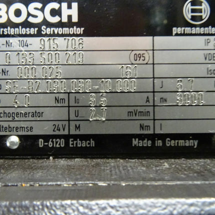 Bosch SE-B2.030.030-10.000 Bürstenloser Servomotor  3000 Rpm