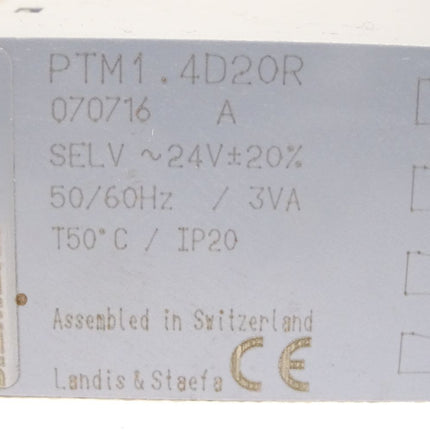 Siemens Landis&Staefa 070716 / PTM1.4D20R