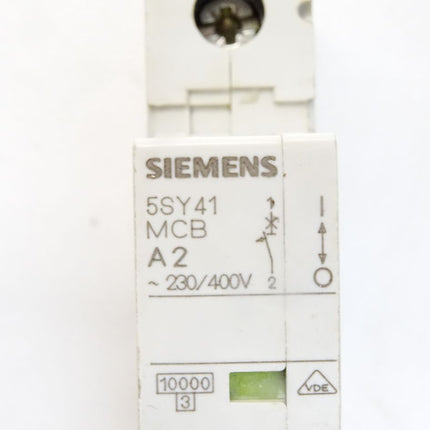 Siemens 5SY4102-5 5SY41 MCB A2 Leitungsschutzschalter