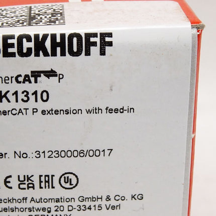 Beckhoff EK1310 1-Port-EtherCAT P-Verlängerung / Neu OVP versiegelt