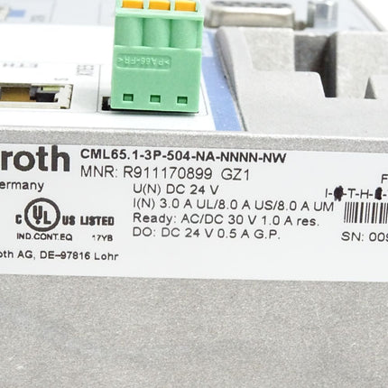 Rexroth R911170899 GZ1 R911170899 CML65.1-3P-504-NA-NNNN-NW IndraControl L / Neuwertig