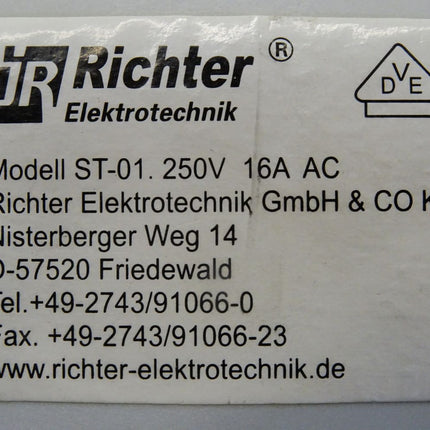 Richter Elektrotechnik ST-01 250V 16A