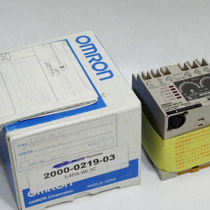 Omron E4DA-WL1C Ultrasonic Sensor Amplifier / Neu OVP