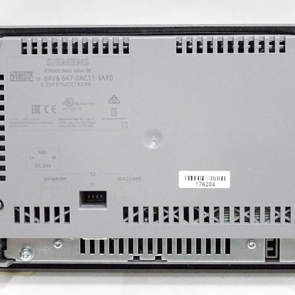 Siemens Panel KTP600 Basic color 6AV6647-0AC11-3AX0 6AV6 647-0AC11-3AX0 - zum Teil erneuert