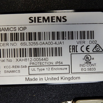 Siemens Sinamics G120C DP Frequenzumrichter 1.5kW 6SL3210-1KE14-3AP1