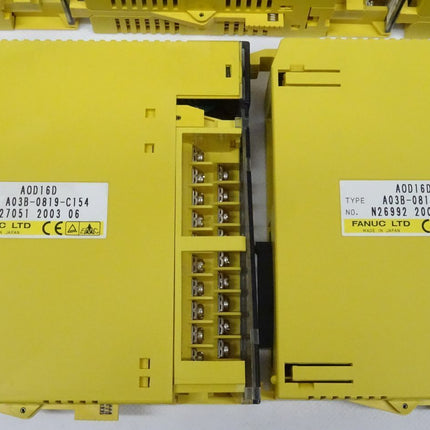 Fanuc Rack Set A03B-0819-C152 ABU10A AOD08D AOD16D AAD04A AID16D AIF01A