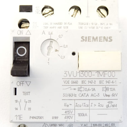 Siemens Leistungsschalter 3VU1300-1MF00