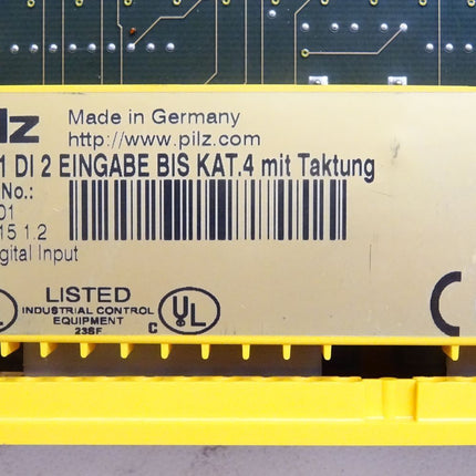 Pilz PSS DI 2 / PSS1 DI 2 EINGABE BIS KAT.4 mit Taktung / 302101