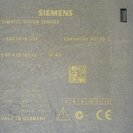 Siemens Simatic Vision Sensor VS130-2 / 6GF1018-3BA