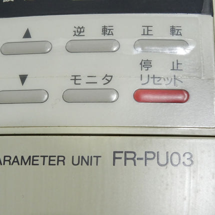 Mitsubishi Inverter FR-A024-0.75KP FR-A024-0.75K-P 0.75kW + Parameter Unit FR-PU03