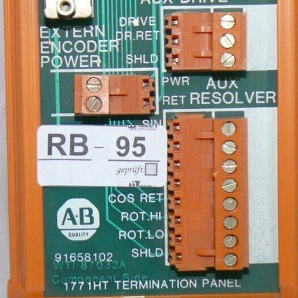 Allen-Bradley 1771 Termination Panel 91658102