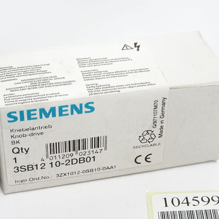 Siemens Knebelantrieb 3SB1210-2DB01 / Neu OVP