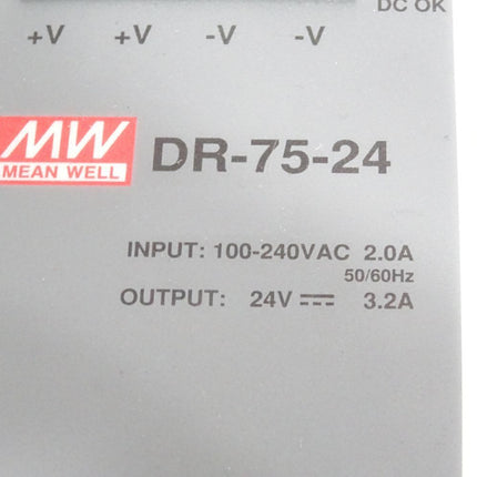 Mean Well MW DR-75-24 Schaltnetzteil Hutschiene