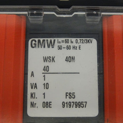 GMW WSK 40N 0.72/3KV / Wickel-Stromwandler