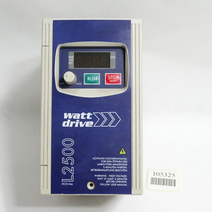 Watt Drive L2500 ECO-Line L2500-0004SBW1 0.4kW Frequenzumrichter / Neuwertig