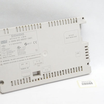 Siemens Backcover Rückschale Panel OP177B 6AV6642-0DC01-1AX1 6AV6 642-0DC01-1AX1