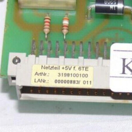 KUHSE Netzteil 9810.1-1 / +5V f. 6TE / ArtNr.: 3198100100 / System Board