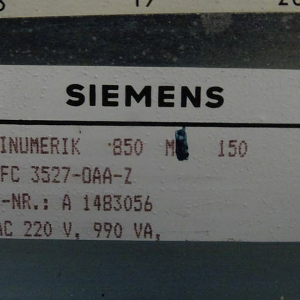 Siemens 6FC3527-0AA-Z Sinumerik 850 Rack 6FC3 527-0AA-Z leer