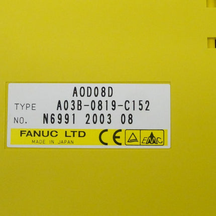 Fanuc AOD08D digitale Ausgabeeinheit A03B-0819-C152 // N6991 2003 08 NEU