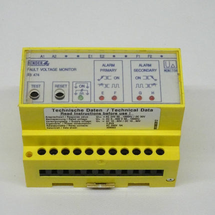 Bender SB474-34 Fehlerspg.-Überwachungsgerät