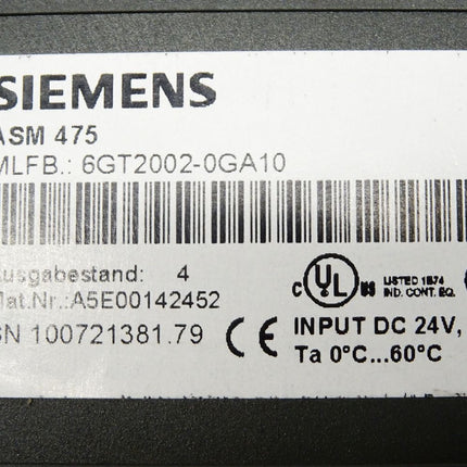 Siemens MOBY ASM475 / 6GT2002-0GA10 E:4