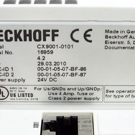 Beckhoff CX9001-0101 CPU Modul