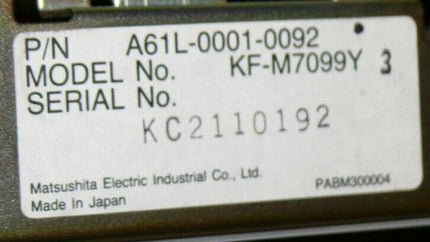 FANUC A05B-2051-C102 Monitor Robot Interface Panell Keayboard Terminal