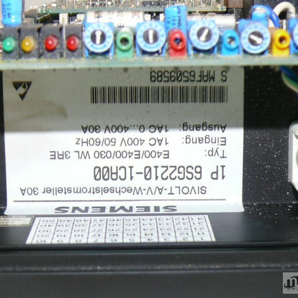 Siemens 6SG2210-1CA00 / 6SG2 210-1CA00 SIVOLT A/V STELLER 30A