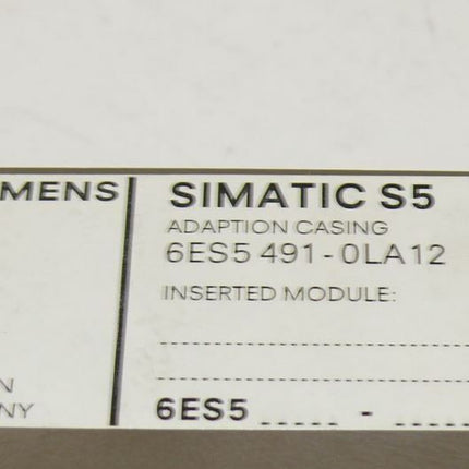 Siemens 6ES5 491-0LA11 Adaption Casing 6ES5491-0LA11