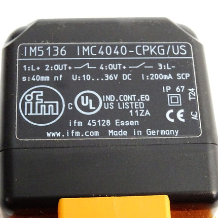 Ifm electronic Induktiver Sensor IM5136 IMC4040-CPKG/US / Neu OVP