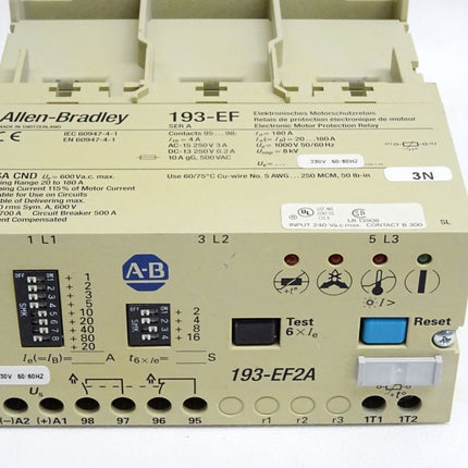 Allen Bradley 193-EF 230V Motorschutzrelais