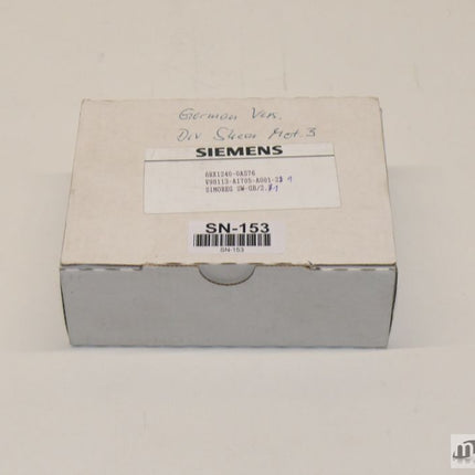 Siemens 6RX1240-0AS76 Simoreg 6RX1 240-0AS76 C98043-A1630-L1 SW-Deutsch / NEU-OVP