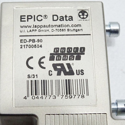 Lapp Automation EPIC Data ED-PB-90 21700504