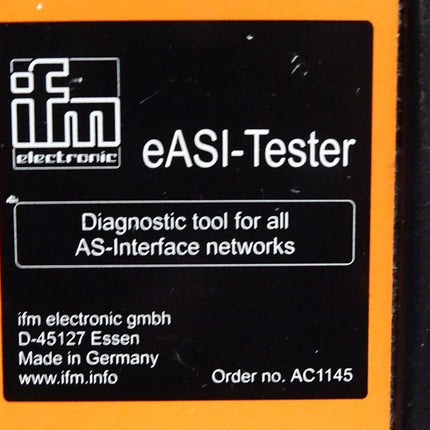 Ifm electronic eASI-Tester Diagnostic Tool AC1145 AS-Interface Diagnose- und Analysetool