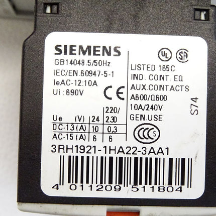 Siemens 3RT1034-1BB44-3MA0