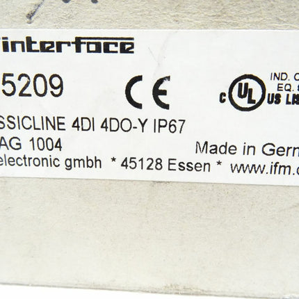 Ifm AS Interface AC5209 Classicline 4DIDO-Y / neu OVP