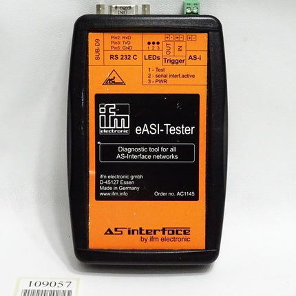 Ifm electronic eASI-Tester Diagnostic Tool AC1145 AS-Interface Diagnose- und Analysetool