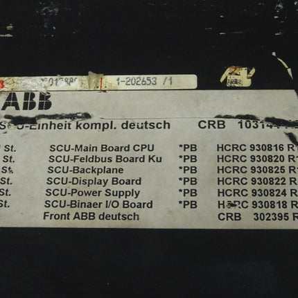 ABB CRB 103160 R1 SCU Einheit komplett CRB103160R1