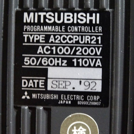 Mitsubishi Melsec A2C CPU R21 A2CCPUR21