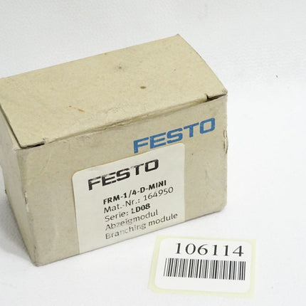 Festo 164950 FRM-1/4-D-MINI Abzweigmodul / Neu OVP