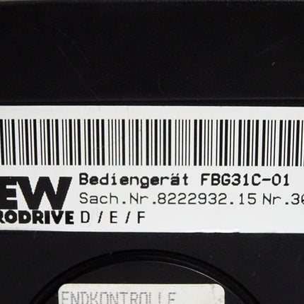 SEW Eurodrive Bediengerät FBG31C-01 8222932.15