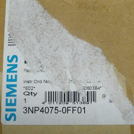 Siemens 3NP4075-0FF01 / 3NP4 075-0FF01 Sicherungslasttrennschalter  OVP