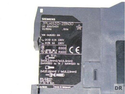 Siemens Zeitrelais 7PU4520-2BN30