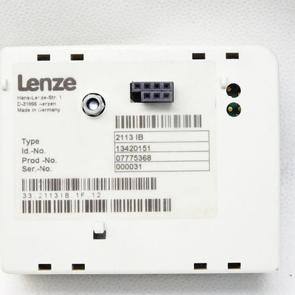 Lenze 2113IB 13420151 33.2113IB.1F.12 Interbus Fieldbus Modul