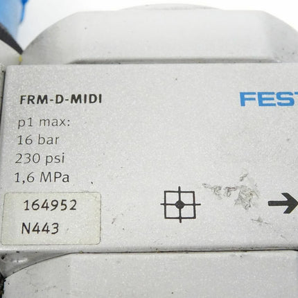 Festo 162809 + 172961 + 162721 + 164952 + 10773 / HE-D MIDI+HEE-D-MIDI-230+LFR-D-5M-MIDI+FRM-D-MIDI+PEV-1/4-B