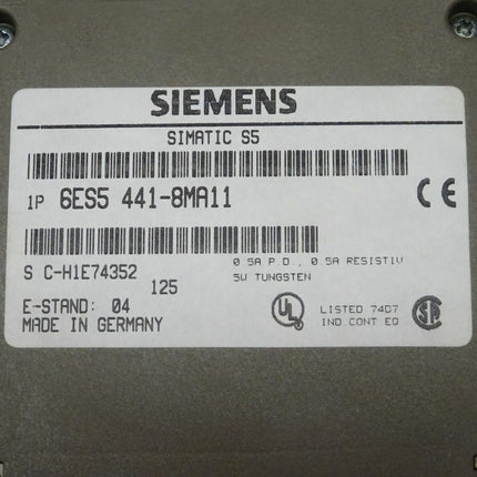 Siemens Simatic S5 6ES5 441-8MA11 E:04 Digital Output